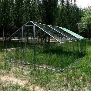 Recinto XXL para Gallinas – Parque de 24 m² en Acero Galvanizado con Estructura Reforzada